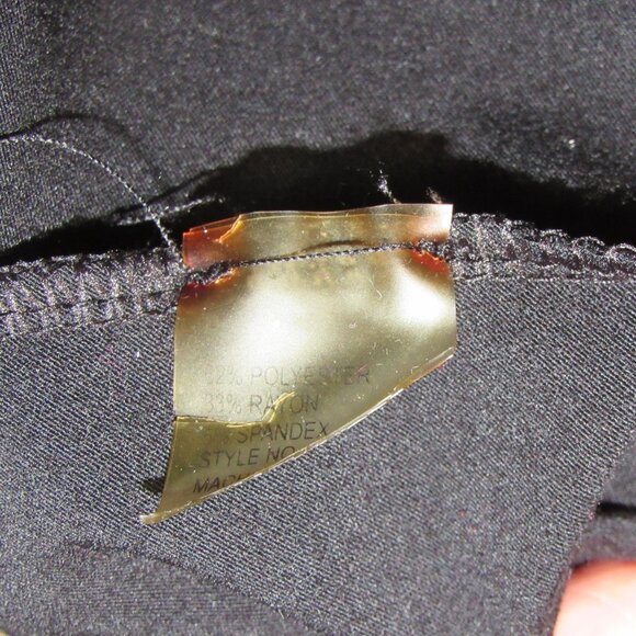 Peter Nygard Black Long Sleeve Top - Picture 5 of 5